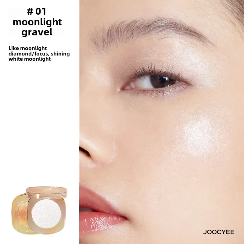 Joocyee Amber Matte Shimmer Powder Blusher Shell benadrukt en verheldert waterdicht contourbronzerspalet