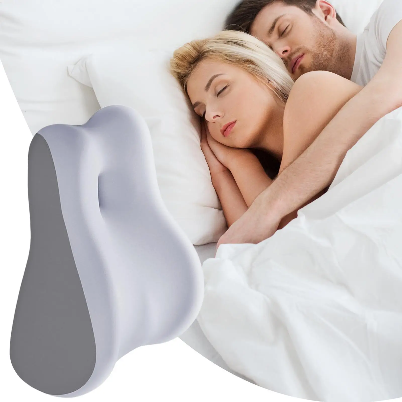 หมอนรองเอวสําหรับ Sleeping Soft Firm Support หมอนโฟมเบาะรองนั่ง Ergonomic Wedge Pad เบาะสําหรับผู้ใหญ่กลับ Travel