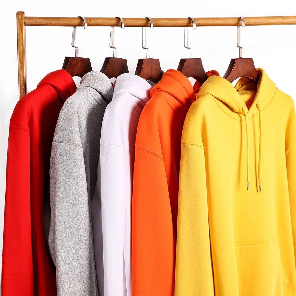 

390gsm Heavy Weight Cotton Plus Velvet Hooded Sweatshirt Men Thickened Tight Silver Fox Fleece Pullover Hoodie Women Sweatshirts