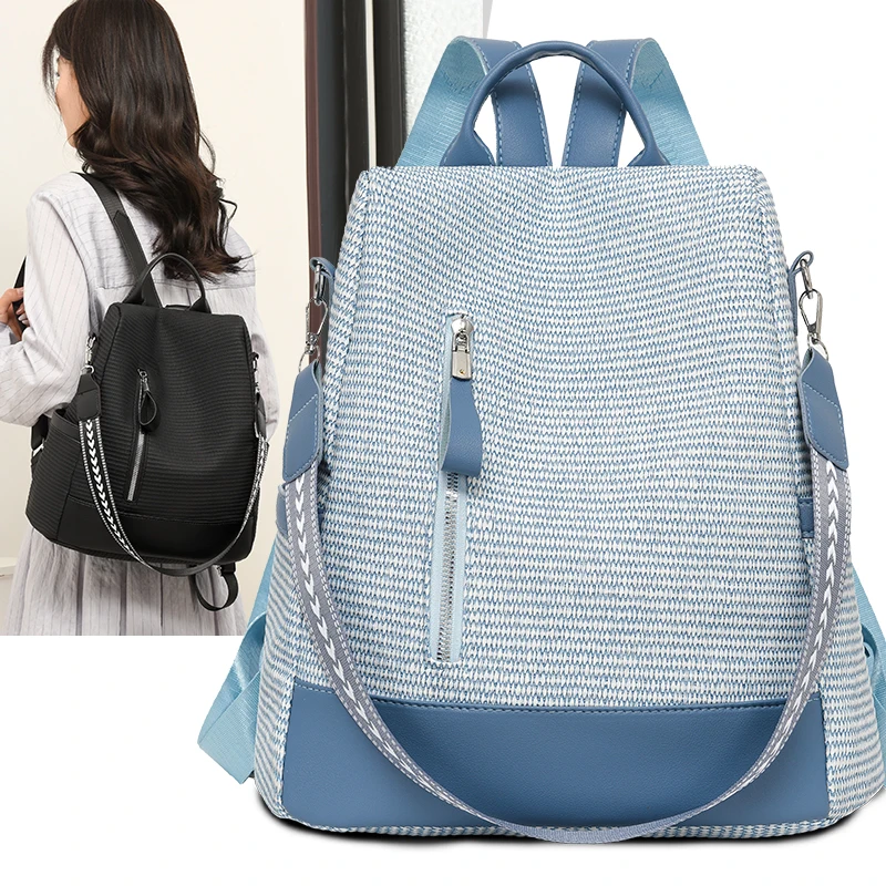 

2025 New Fashion Women's PU Leather Backpack Large Capacity Waterproof Anti-Theft Travel Bags Casual Daypack for Work & Outdoor