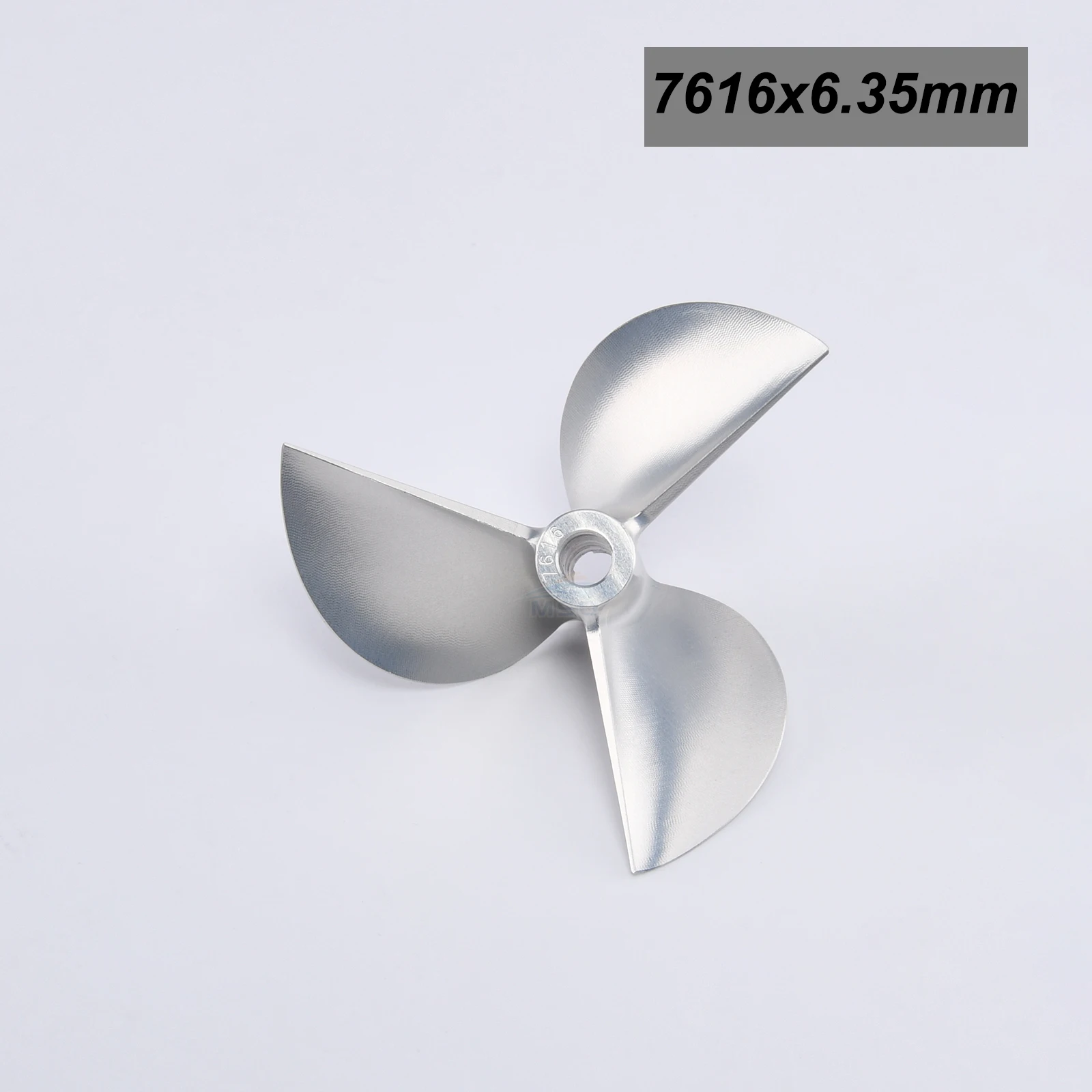 1pc RC Boat CNC 3 Blades Aluminum Propeller 6717/6917/7016/7616 High Precision Screw for 1/4" (6.35mm) Prop Shaft