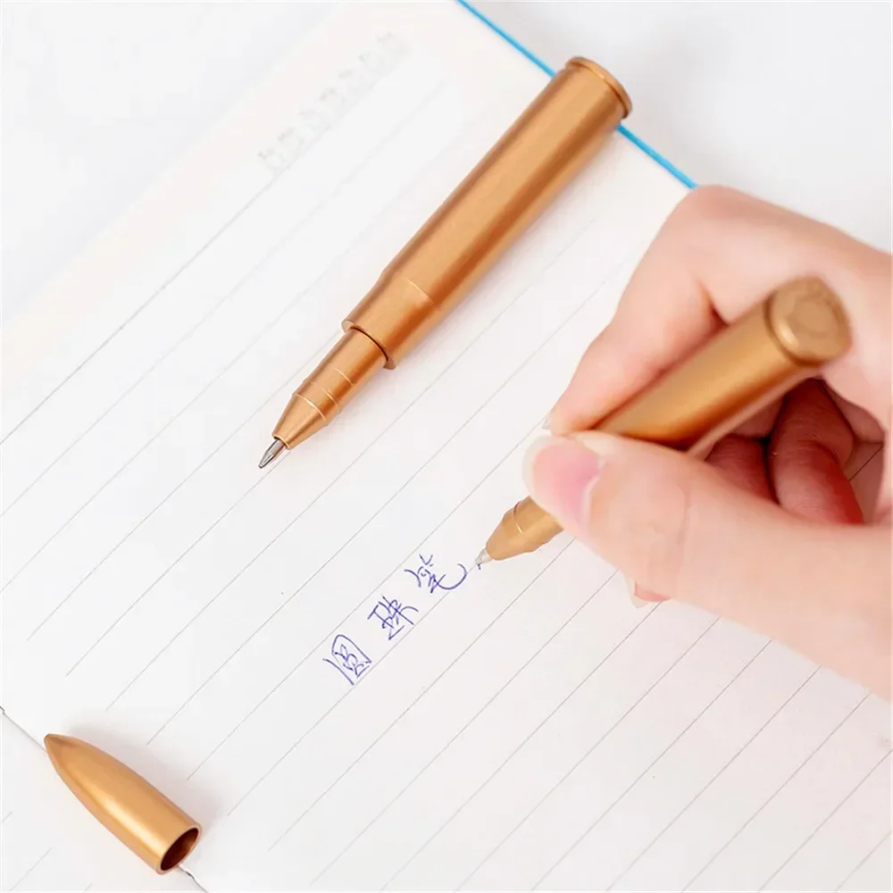 Bullet Shape Ballpoint Pens Outdoor Portable Mini Signature Writing Tools School Supplies Kids Gift