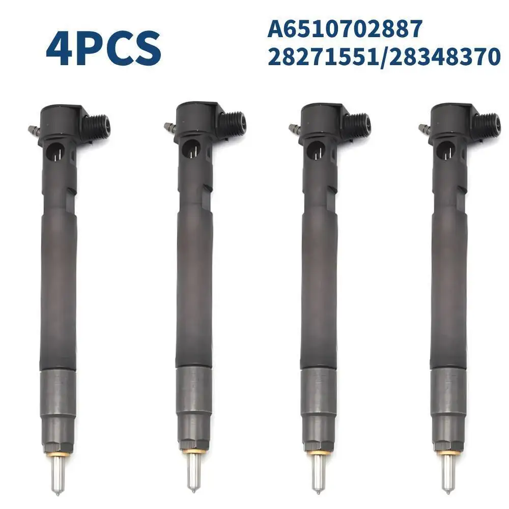 

4PCS Common Rail Diesel Fuel Injector A6510702887 28348370 for Mercedes Benz C E W906 W204 W212 W207 220 CDI Sprinter OM651