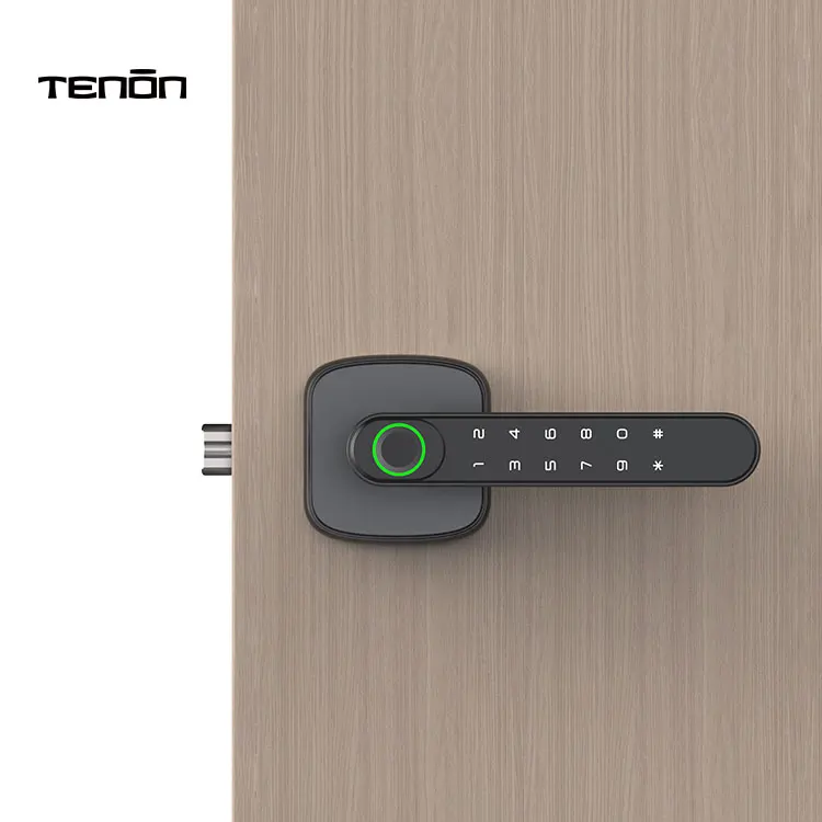 TENON K1 Mini serrure Bluetooth sans clé biométrique d'empreintes digitales reconnaissance faciale App contrôlé Smartphone bois hôtels cartes nuage