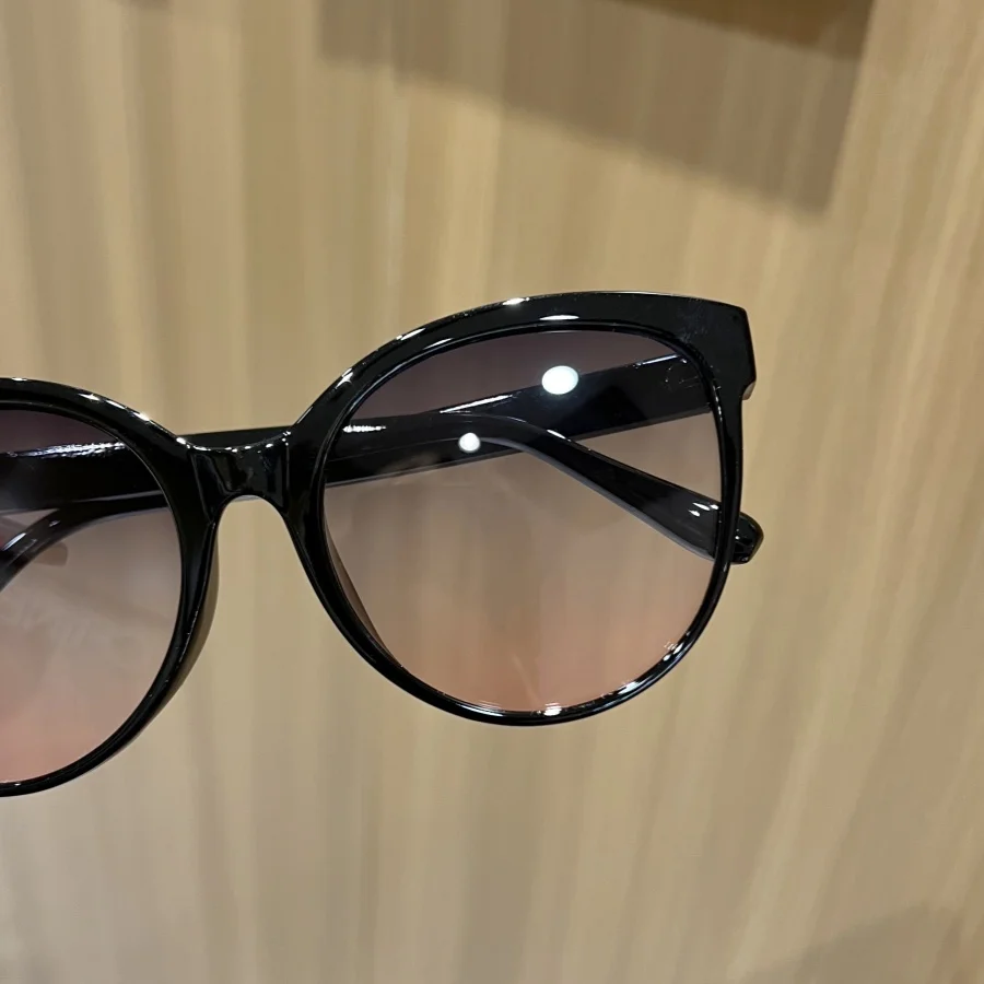 1 قطعة نظارات الموضة النسائية نمط جديد تنوعا إطار دائري عين القط التدرج اللون تصميم فريد تشكيل الوجه ملابس يومية حفلة O