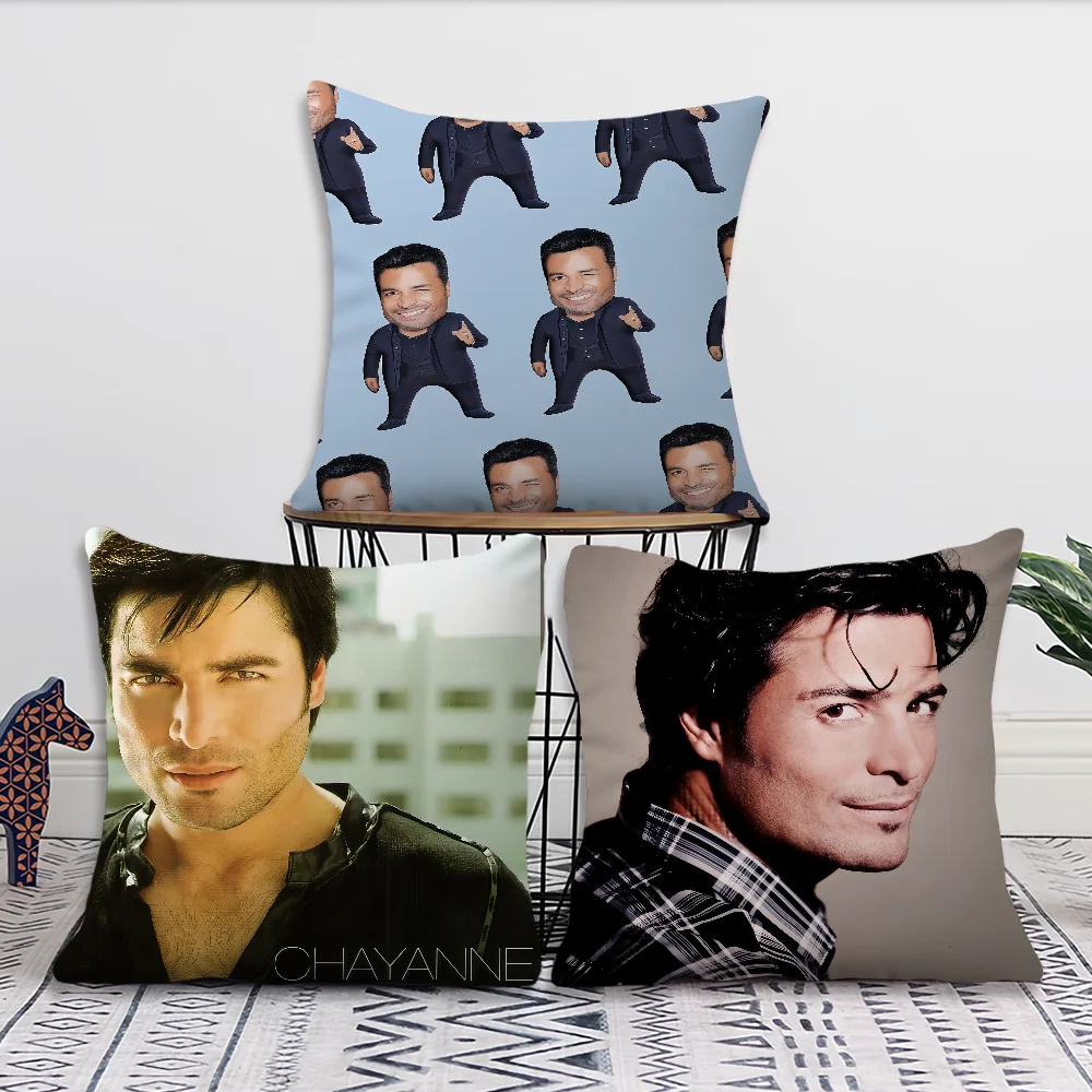 Singer meme art C-Chayanne Bailemos Otra Vez Comfortable soft Pillow Case for Sofa Living Room Home Decor Protective Covers