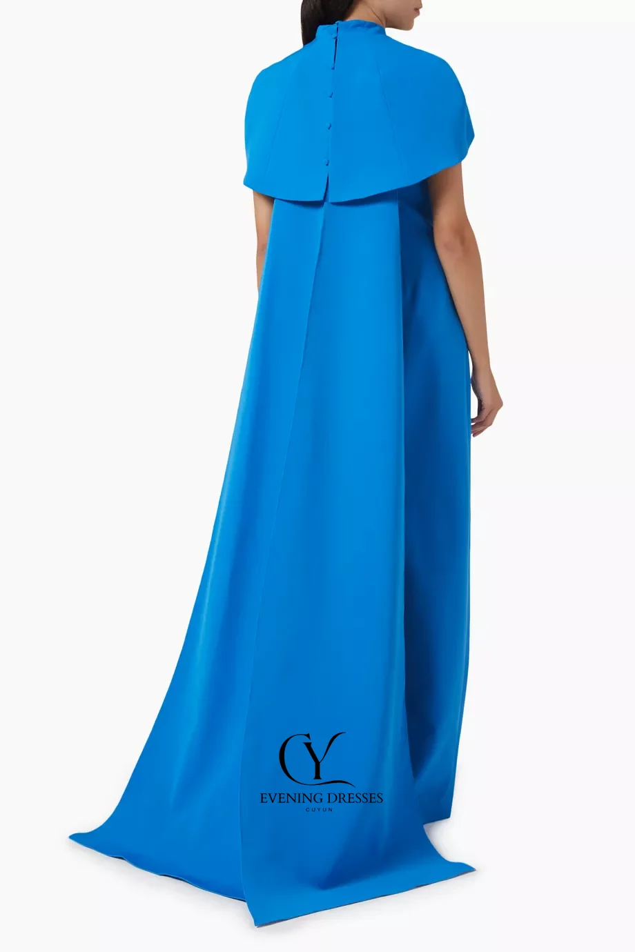 CUYUN Angepasst Frauen Prom Kleid Angepasst Kurzarm Party Kleid Charming Meerjungfrau Taste Party Kleid Frauen Abendkleid