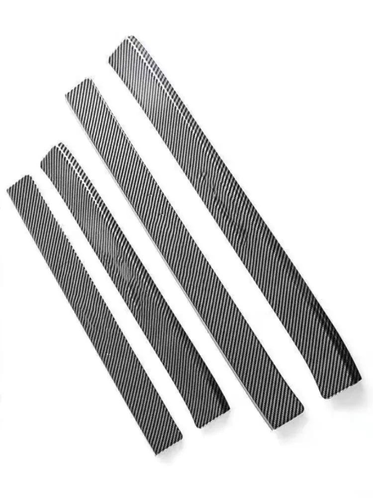 Applicable to the protection of the ABS carbon fiber welcome step threshold strip For BYD Shark 6 2024-2025