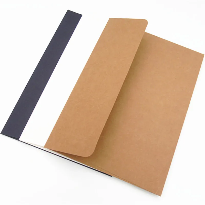 30pcs/lot Kraft A4 Envelope Storage Bag Thicken 300g Paper Large Capacity Office File Big Bag Durable Contract Office Stationery