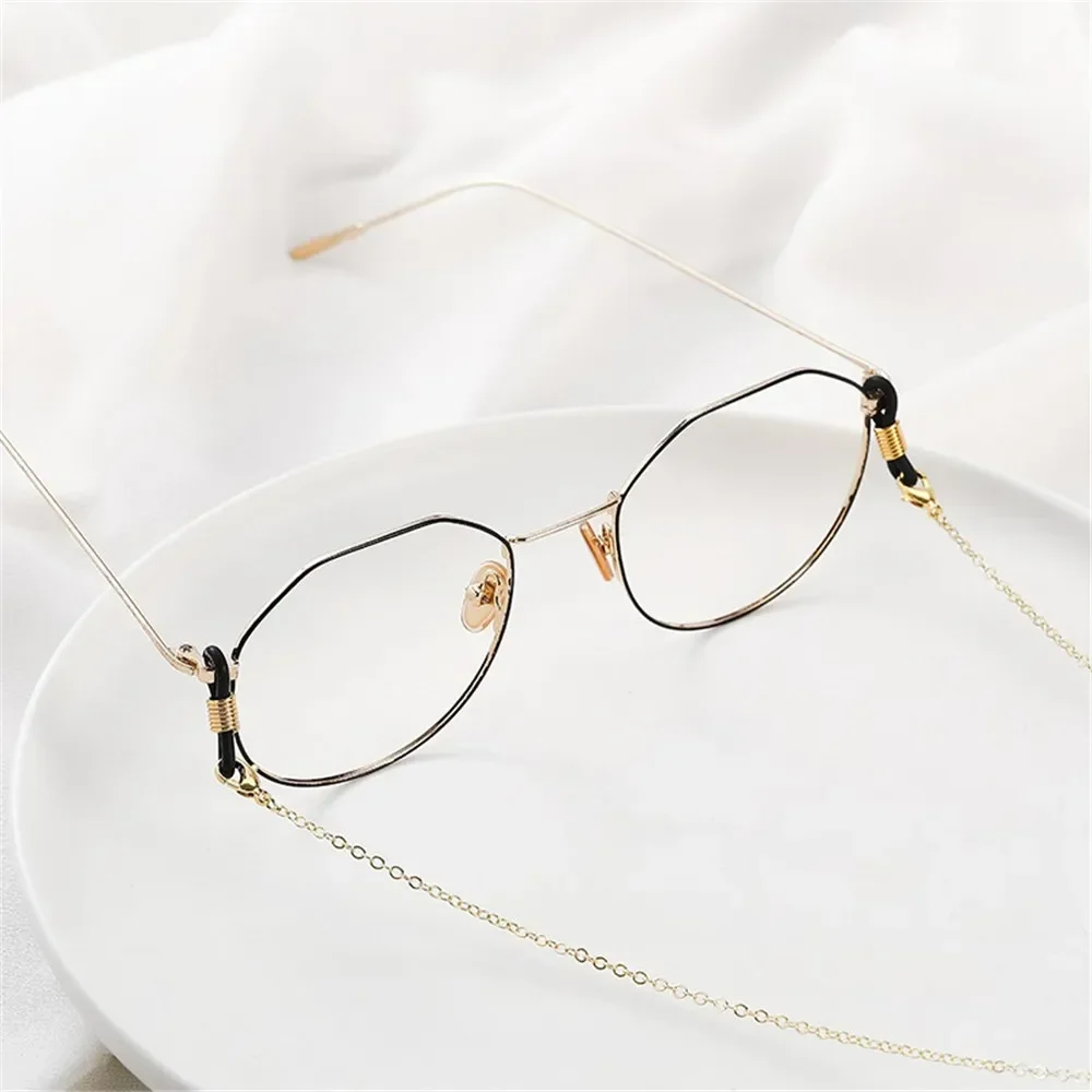 18K الذهب المضادة للانزلاق سيليكون النظارات سلسلة مشبك يدويا DIY الرقبة معلقة حبل حلقة اتصال مشبك المواد الملحقات