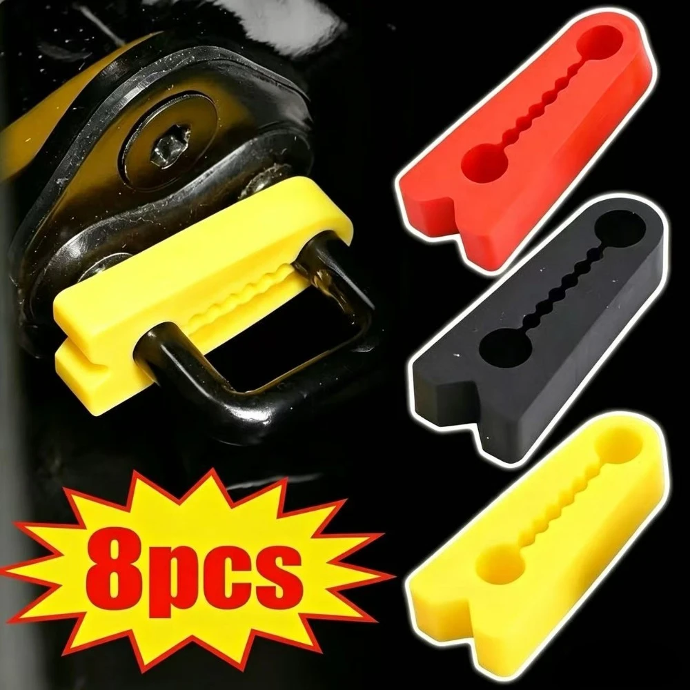 Car Door Shock Absorber Universal Car Door Buckle Soundproof Deadener Damper Cushion Anti-Vibration Buffer Pad for Most Cars