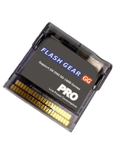 2024 Flash Gear Pro Power Saving Flash Cart Game Cartridge Card for Sega Game Gear GG System