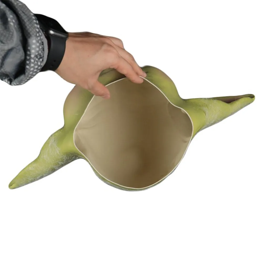 Halloween-Latexmaske Vollkopfhelm mit Handschuhen Filmzubehör Partykostüm Cosplay-Requisiten – Detail 5