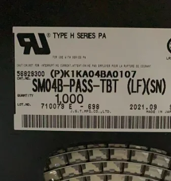 

Connectors SM04B-PASS-TBT housings Terminals crimp socket header SM04B-PASS-TBT (LF)(SN) original part