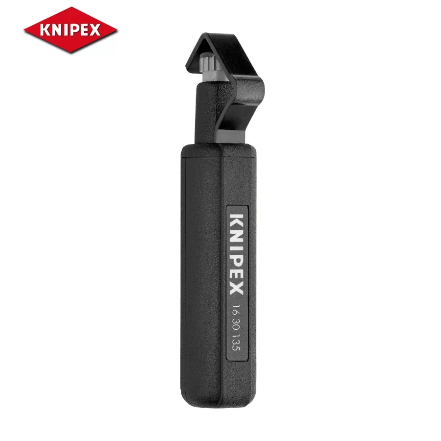 Knipex 16 30 135 SB Cable Cutter Stripping Tool for Spiral Cutting for Stripping Round Cable Sheaths Made of PVC Rubber Silicone