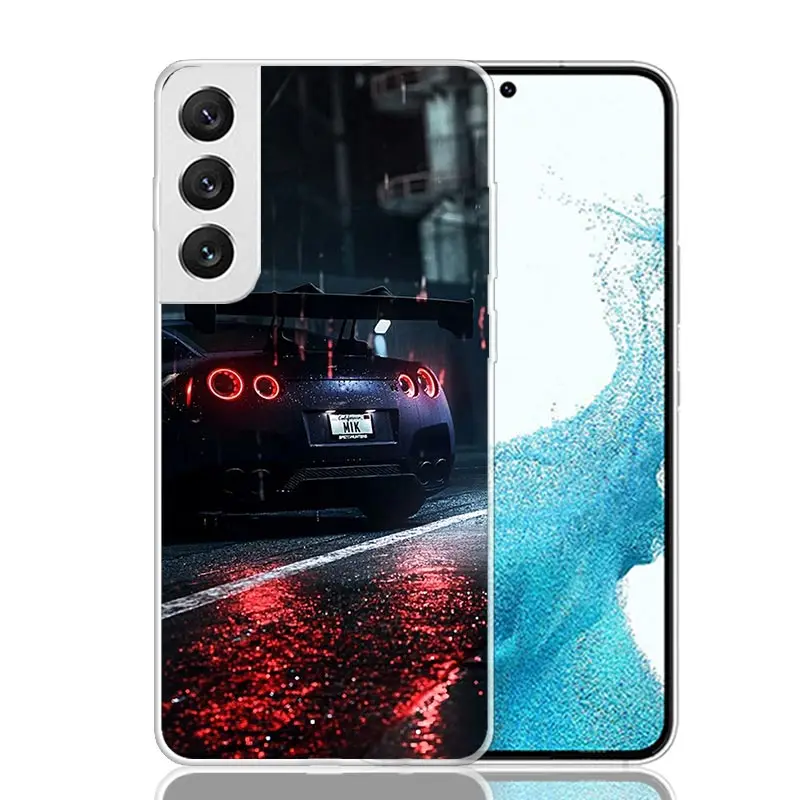 Funda de teléfono GTR Sport Car JDM para Samsung Galaxy S25 S24 S23 S22 S21 FE S20 Ultra S10 Plus Art personalizada Coque Capa S24 S23 S22