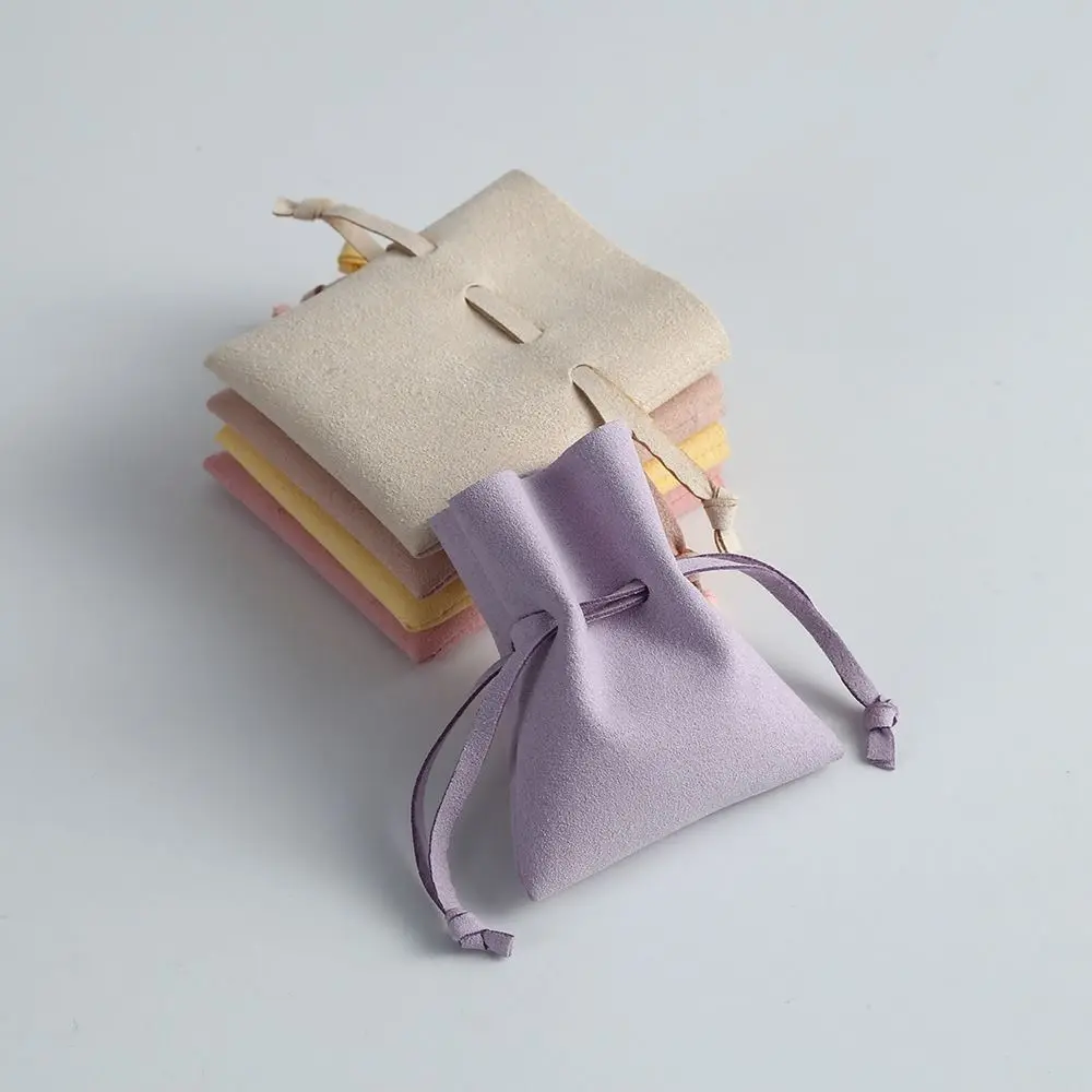 Multi Colors Storage Velvet Bags New Small Microfiber Drawstring Bag Packaging Pouches Wedding