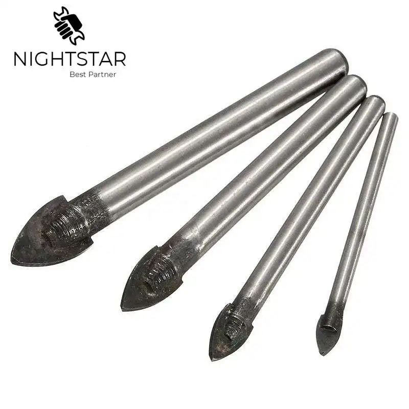 4 Bộ Mũi Khoan Ngói Đá Cẩm Thạch Kính Gốm Cưa Lỗ Khoan Bits Cho Dụng Cụ Điện 4Mm 6Mm 8Mm 10Mm