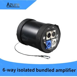 6 Channel Signal Output Splitter DMX512 3-pin Standard Signal Amplifier DJ Disco Stage Lighting Control