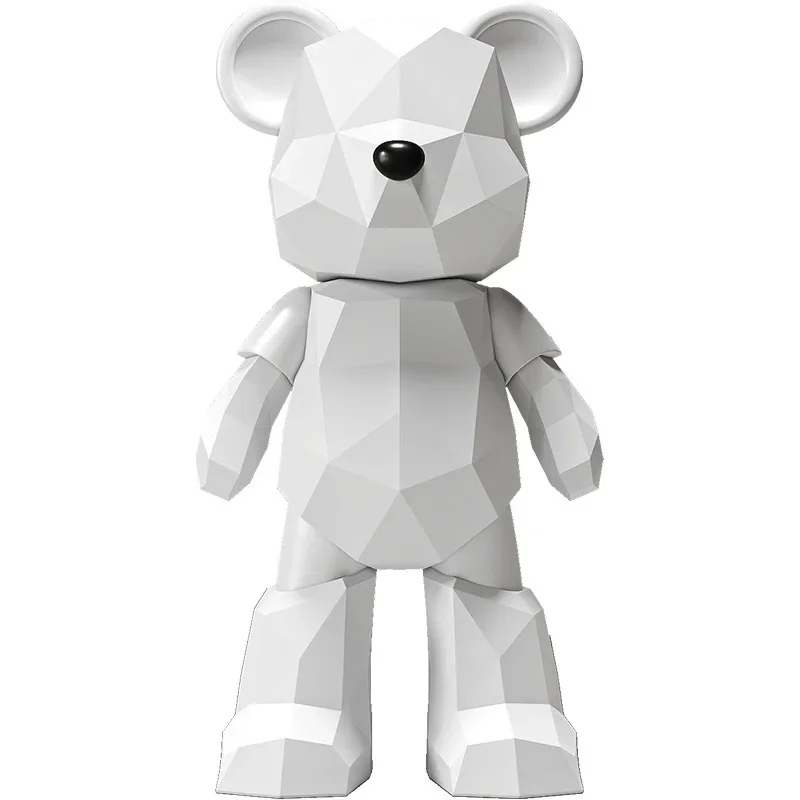 

Faceted bear ornament living room floor TV cabinet soft decoration Internet celebrity violent bear light luxury high-end birthda