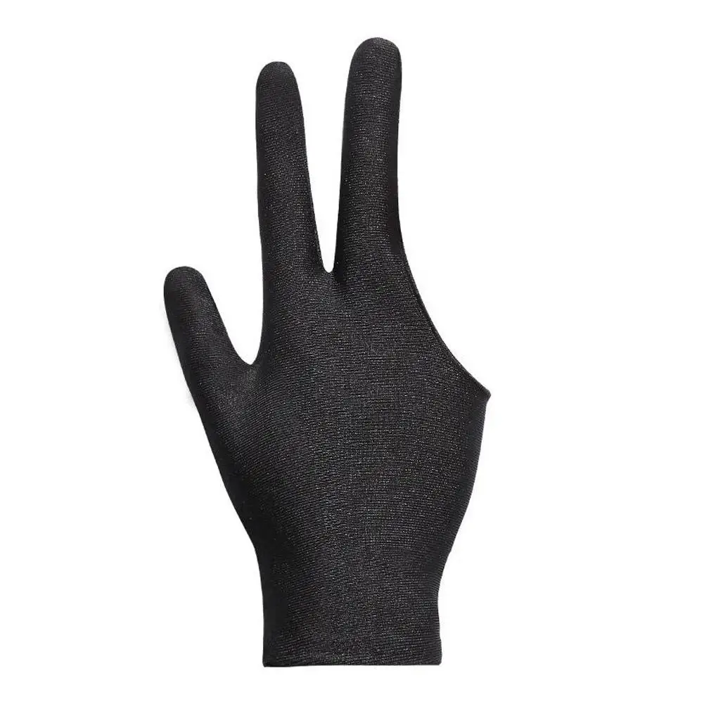 Guantes de billar transpirables, billar de tres dedos, guante de billar, accesorios de billar elásticos, guantes de entrenamiento I9E8