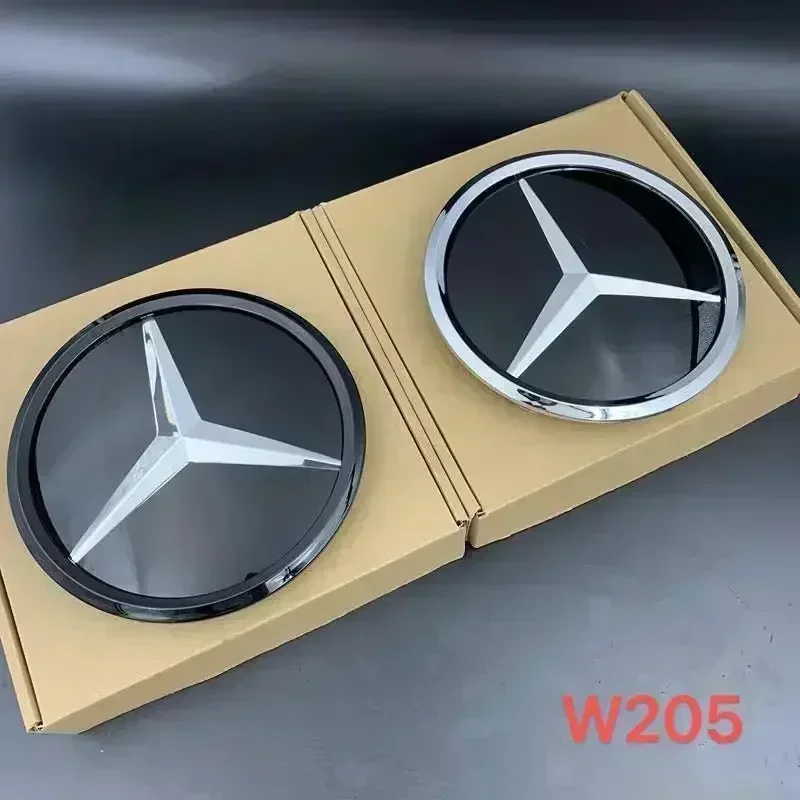 

1 шт. 3D-логотип-значок в виде звезды из ABS-пластика для передней решетки автомобиля, для Mercedes-Benz W205 W176 W212 W218 C117 CLA GLA CLS GLC класса