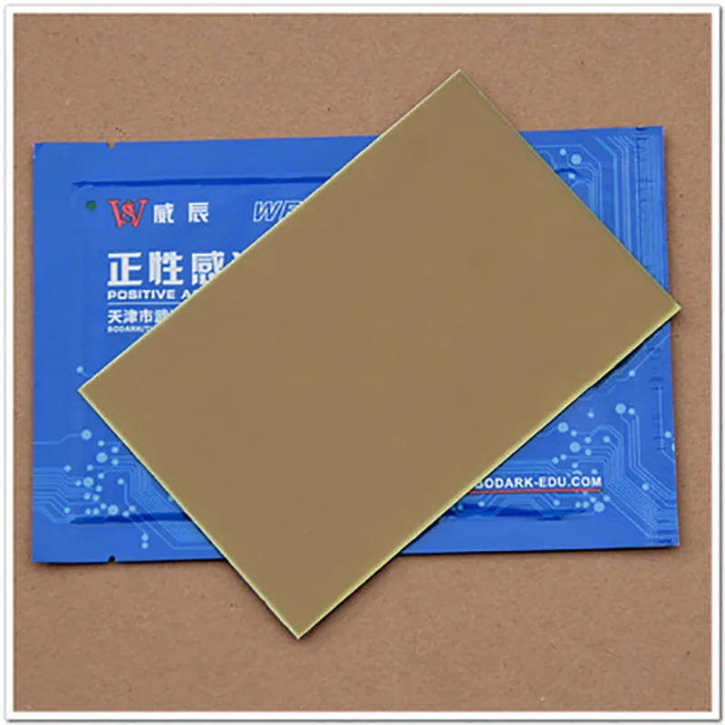 10Pcs Photosensitive Single-Sided Fiberglass Board, Copper Clad Laminate, High Quality, FR-4, 100x150mm