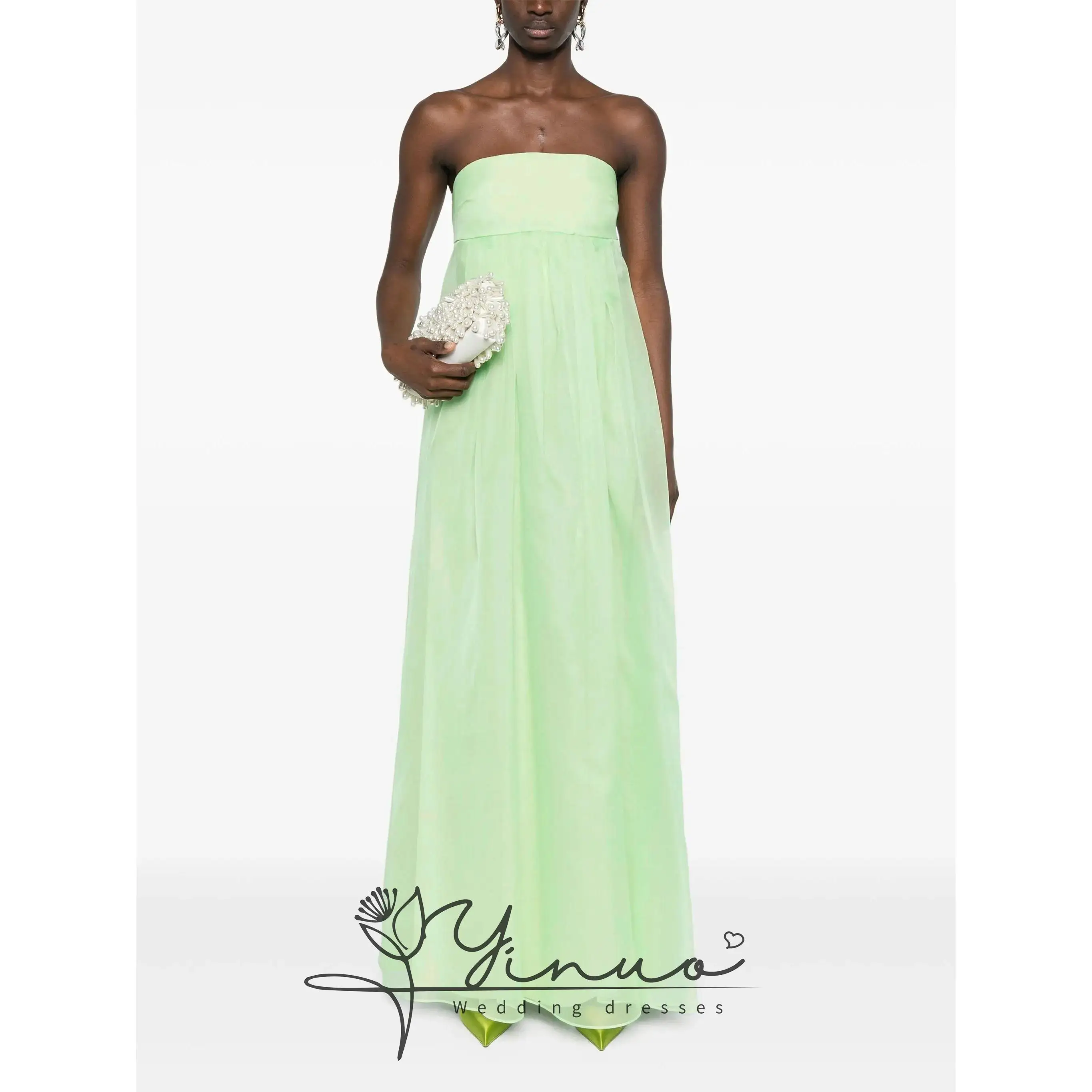 

customized Sexy Mermaid Oganza Strapless Evening Dresses A Line Cocktail Party Dress wedding dress Dresses for special events
