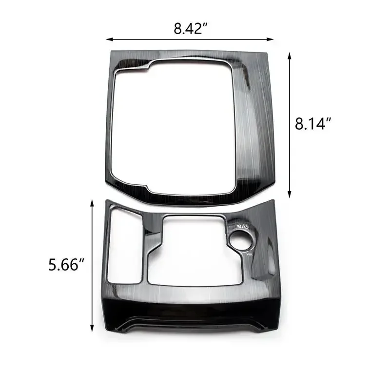 LHD Carbon-Optik Schaltknauf-Abdeckung Rahmen Aufkleber Zierleiste für Mazda CX-5 CX5 2017 2018 2019 2020 2021 – Detail 4