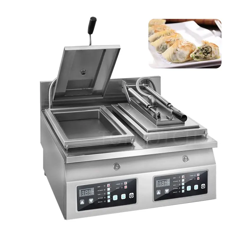 

Cnc Double Cylinder Fried Dumpling Machine Stainless Steel Fried Empanada Machine