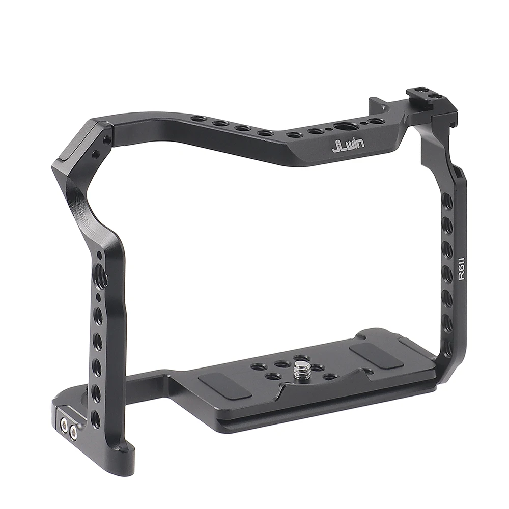 For Canon EOS R6II Camera Cage Kit Aluminium Photography Expansion Frame R62 Vertical Shooting L-shaped Plate Camera Accessories