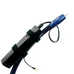 Husky Cable Solid 5% Silver Core HiFi Audio RCA / XLR Digital Coaxial Cable Subwoofer Cable with 72V Battery Box