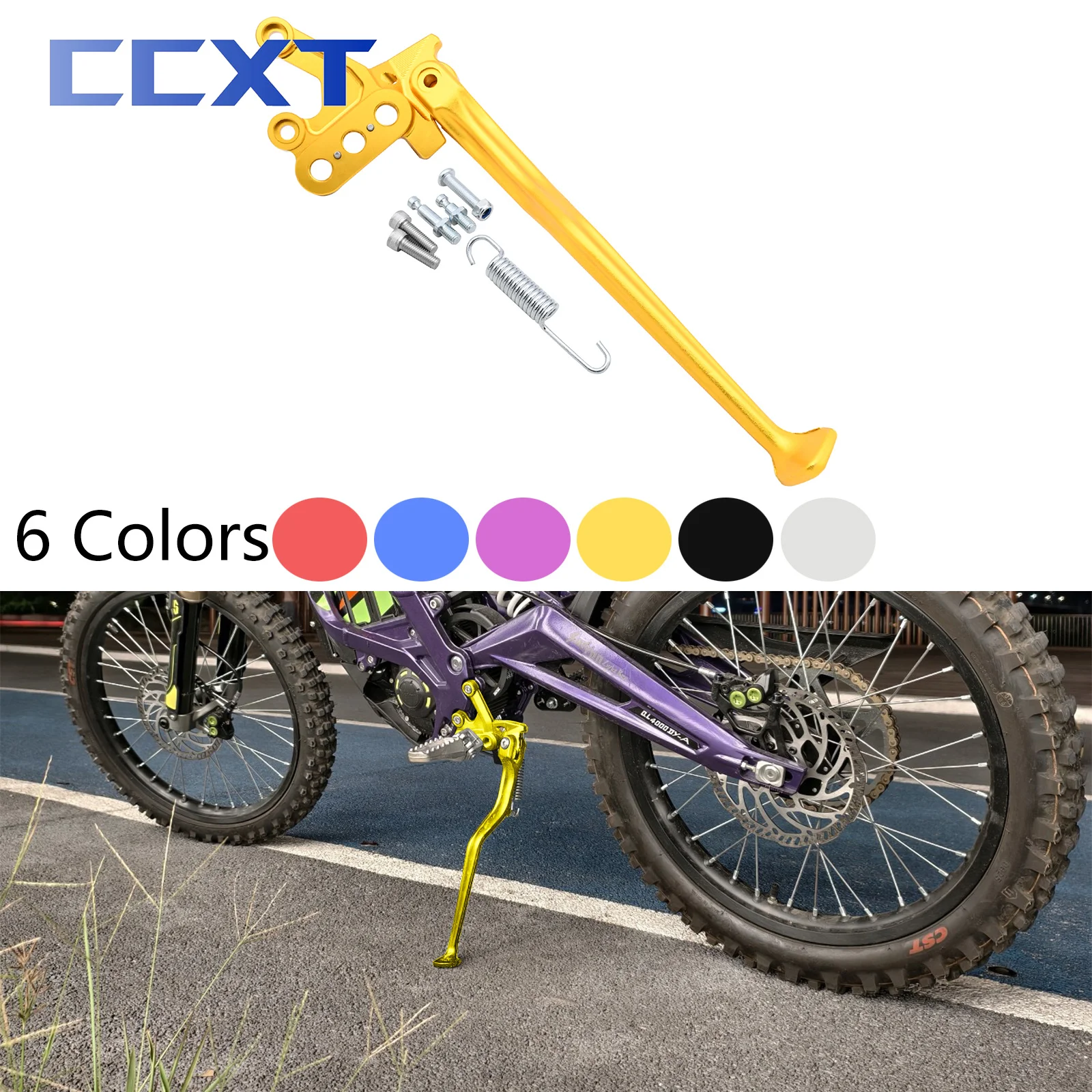 

Кронштейн для электрического велосипеда в сборе, поддержка ног, подходящий кронштейн для подставки для ног для Surron Light Bee S и X для Segway X260 X160, универсальный