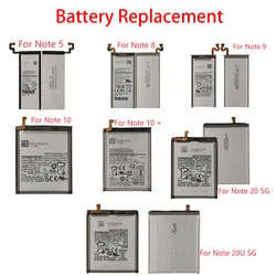 Battery Replacement For Samsung Galaxy Note 5 8 9 10 plus 20  20 Ultra