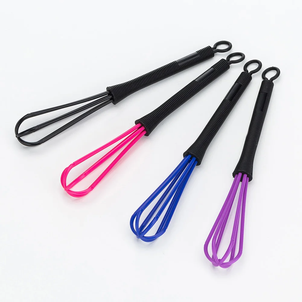 Hair Dye Cream Stirrer Hair Color Whisk Salon Barber Plastic Whisk Kitchen Baking Cooking Mixer Tool for Hair Dye Color Mixing