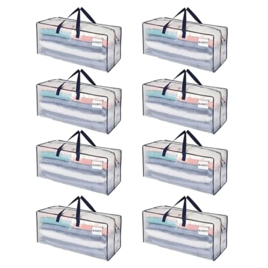 

Прочные сумки для переезда с ремнями для переноски, молниями и ручками, очень большие упаковочные сумки для предметов первой необходимости в студенческом общежитии, принадлежности для переезда