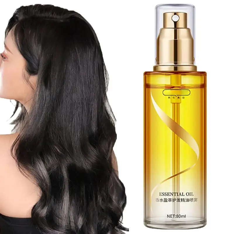 Fragrance Hair Care Essential Oil Anti-frizz Growth Hairs Smooth Serum Hair Oil Repair Essence Spray Aromatic Hair Care oil