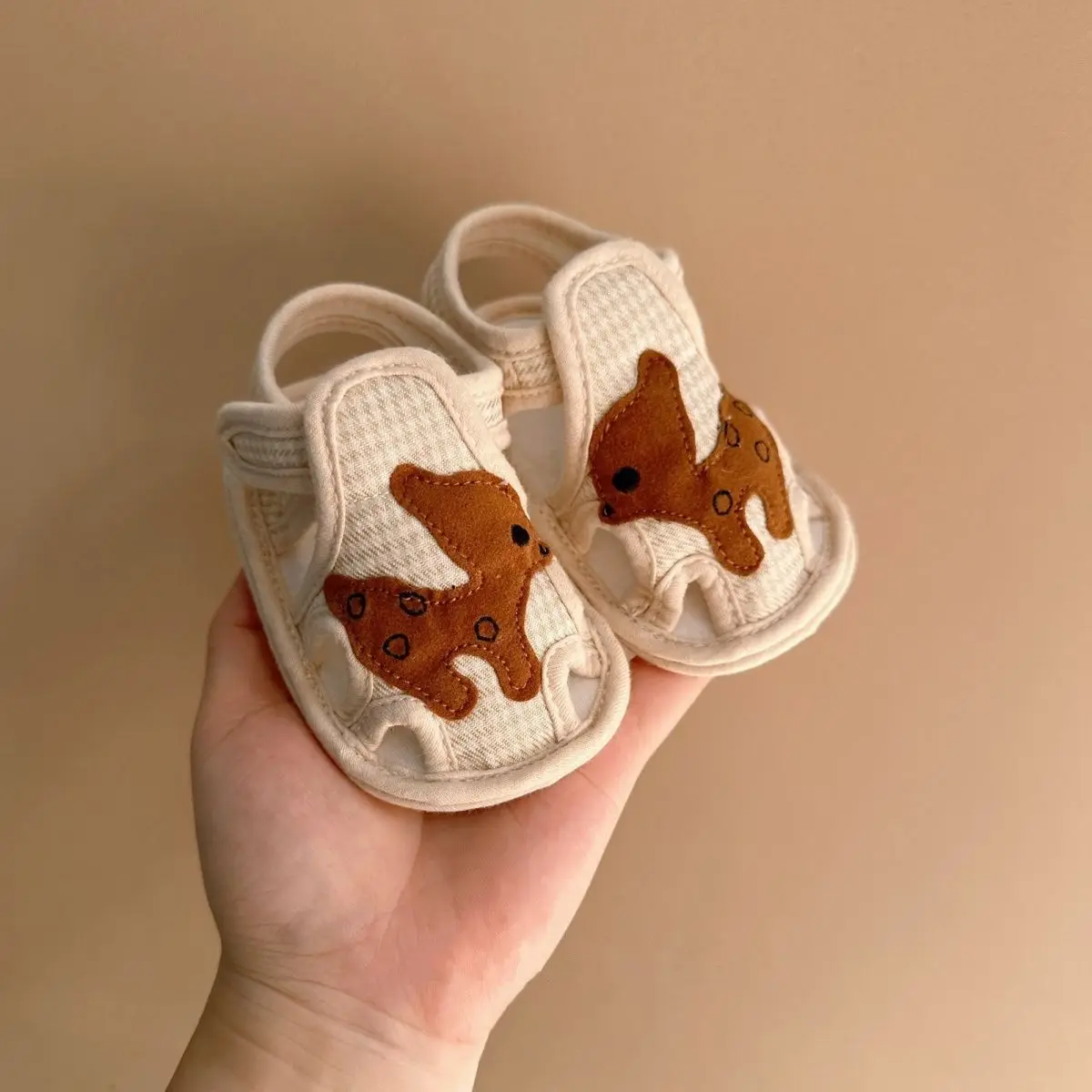 Summer Infant Walking Sandals Soft Sole Anti-Slip Breathable Thin for 0-12 Months Boys Girls Anti-Drop Anti-Kick