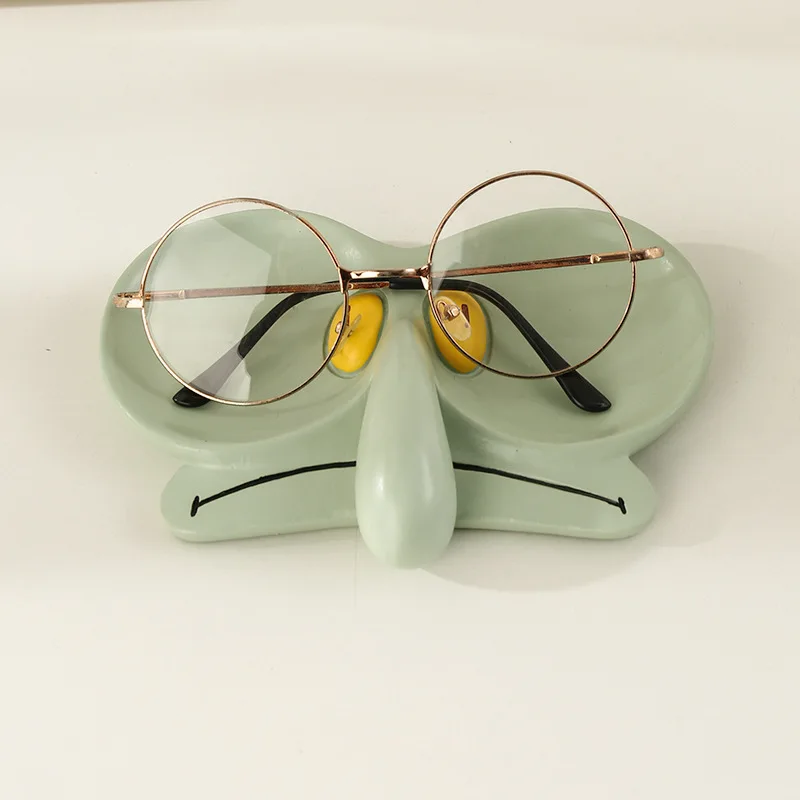 

Octopus Brother Eyeglasses Frame Jewelry Box Organizer Tray Storage Ornaments Creative Cute Office Desktop Decorations Cartoon