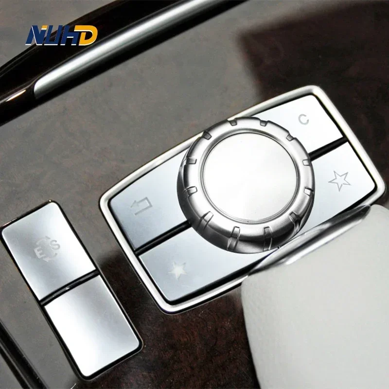 

Center Console ES Multimedia Buttons Sequins Decoration Cover Trim For Mercedes Benz W212 E Class 2010-2015 Car Styling Interior