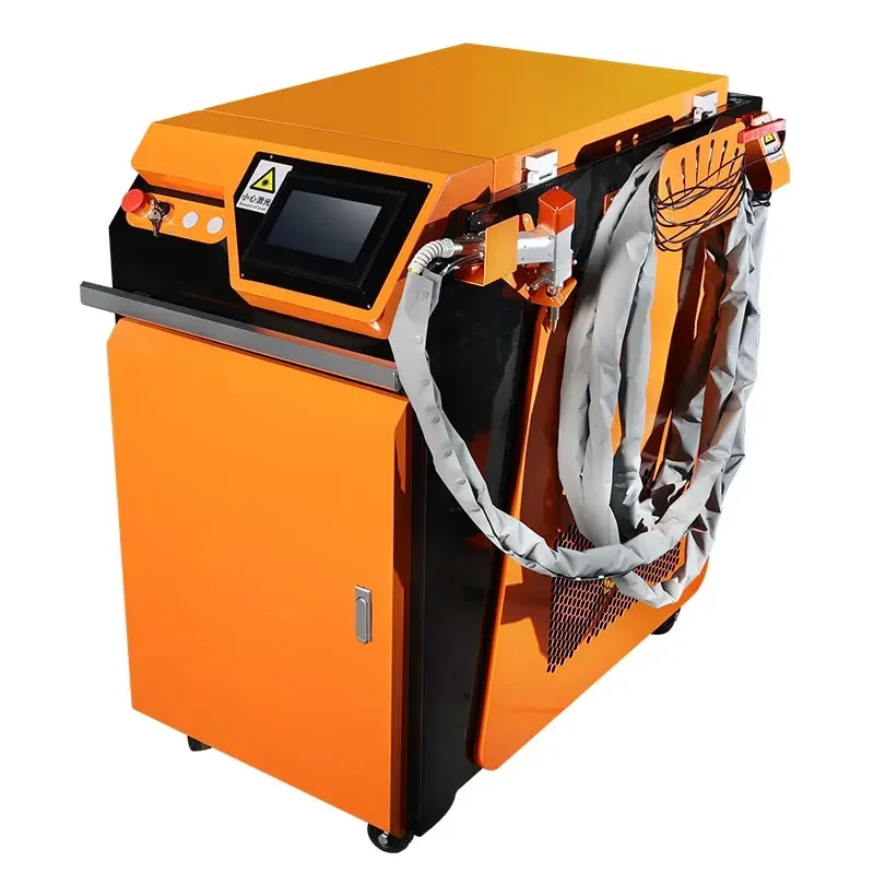 stainless steel iron and aluminum sheet metal automatic spot welding 2000W fiber optic handheld  welding machine