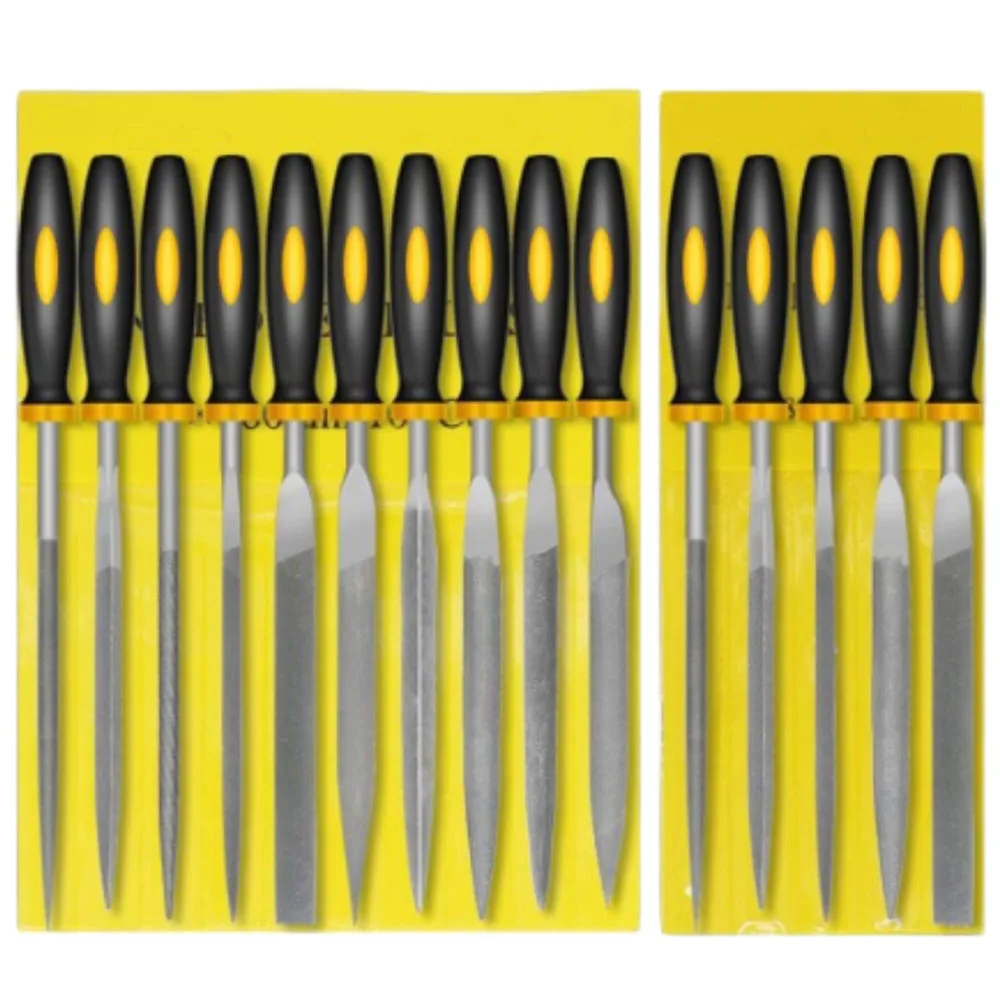 

5PCS/10PCS 6.3" Small Hand Metal File Set Strength Alloy Steel Needle Files Precision Hand File Tools for Fine and Detailed Work