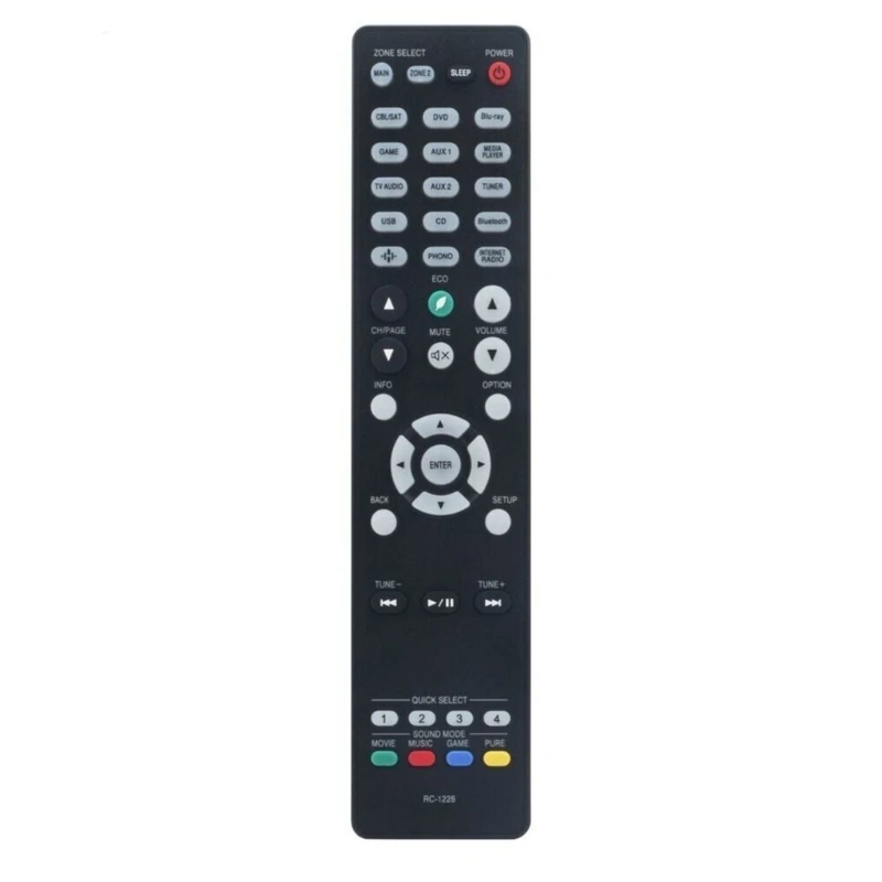 Video Receiver Remote Control for Denon RC1228 AVR-S750H Home Entertainment System High Sensitive Controllers Portable K1KF