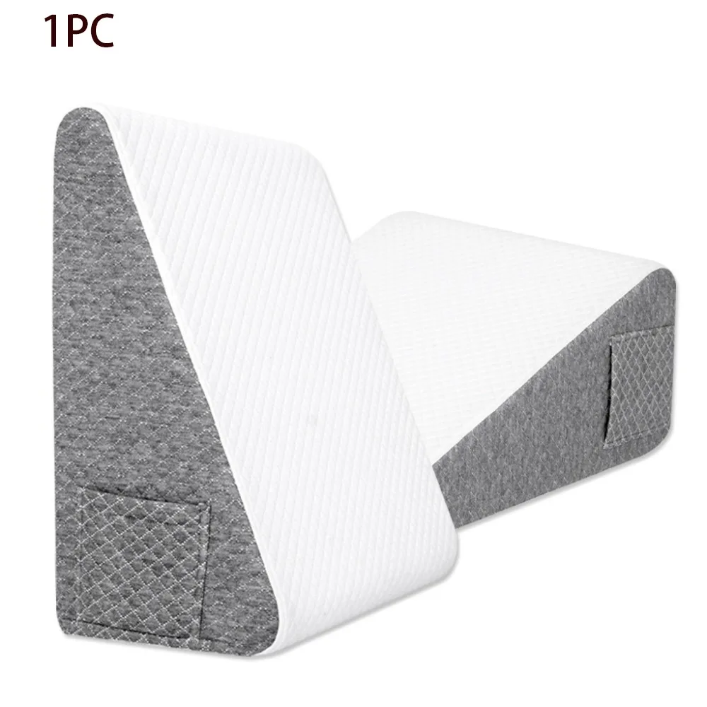 

Memory Foam Core​​ Leg Pillow​​ Removable Cover​​ ​​Side Sleeping ​​​Triangle Support Pillow​​ ​​Breathable ​​Washable