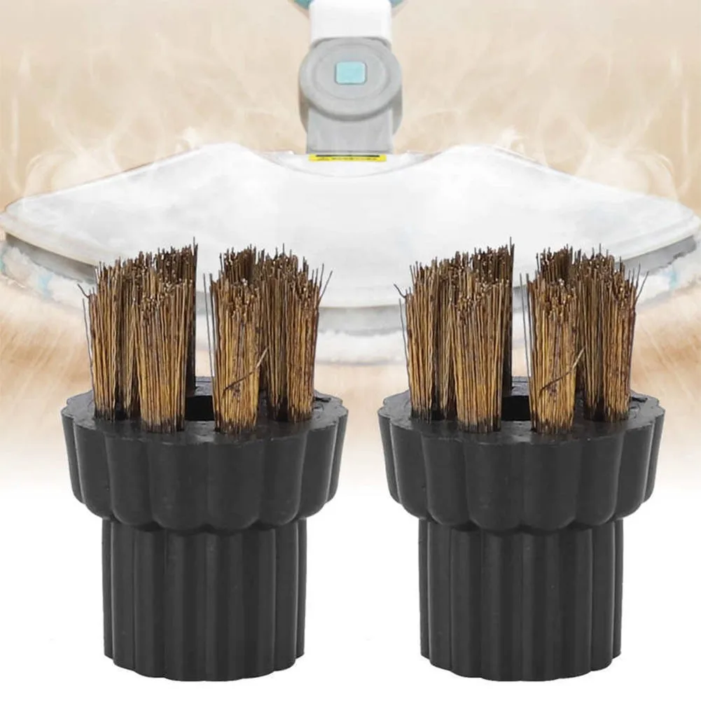 

2pcs Brass Brush Head Steam Fit For Steam Mop Cleaner Spare Parts Home Cleaning Replacement Accessories