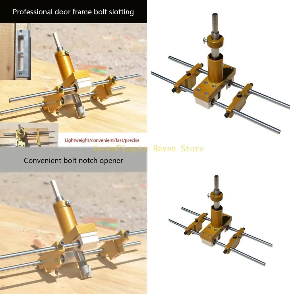 

F68D Carpenter Door Lock Hole Opener for Installing Doors Mortise Jig Tools