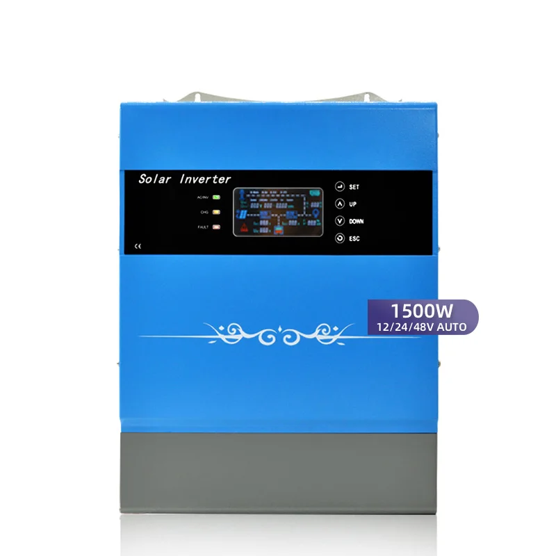 Smart Single Phase Hybrid Inverter Solar AC Coupled Inverter 1.5kw Solar Inverter With 48V Battery