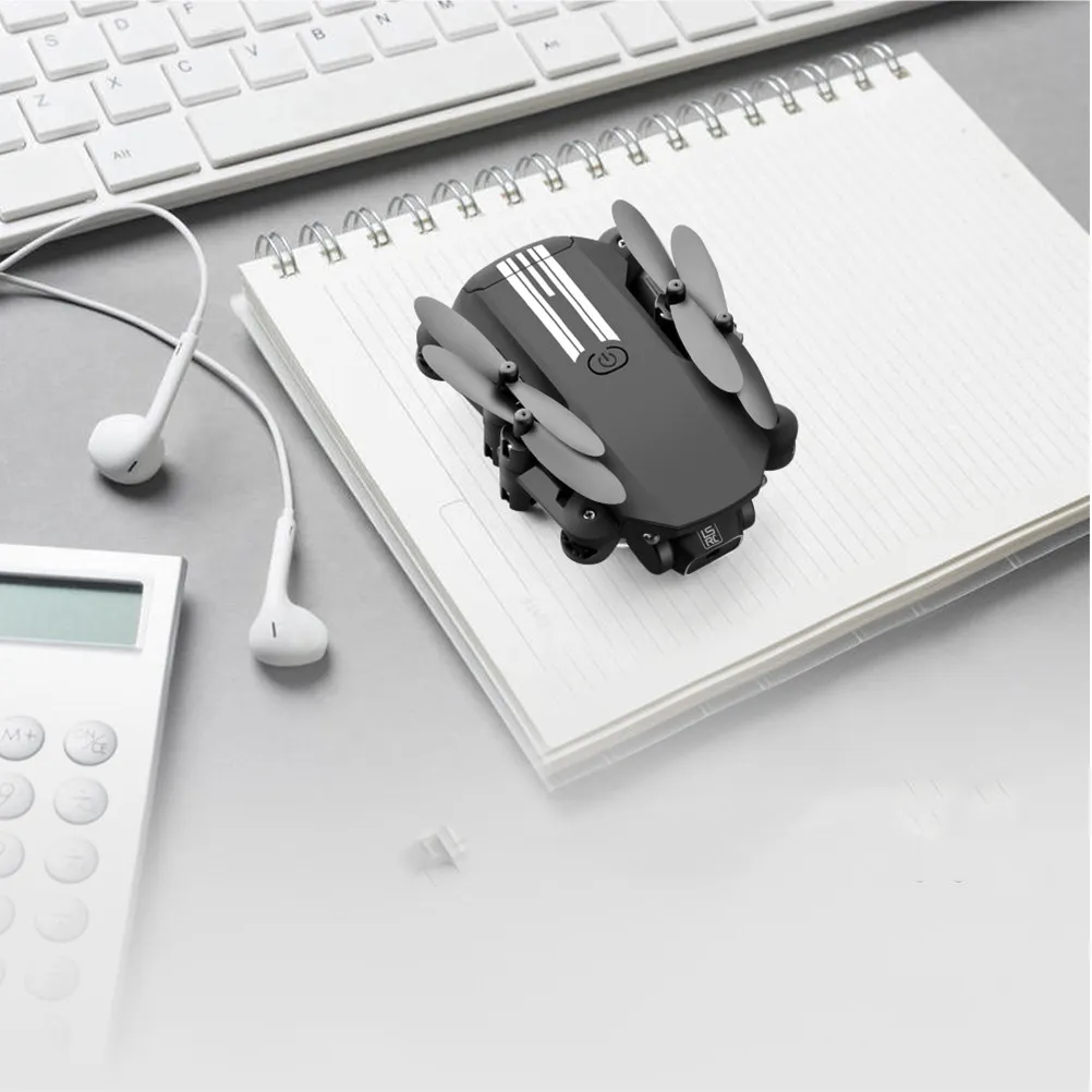 

1 комплект 4K дрона, складной квадрокоптер с LED-подсветкой, для аэрофотосъемки, с передачей видео в реальном времени, функцией возврата одной кнопкой, черный