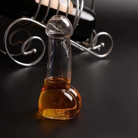 2024 In Stock Factory Direct Sale Funny Interesting Creative Genital Dick Penis Cocktail Glass Cup Mug Bottle Glass Hot New