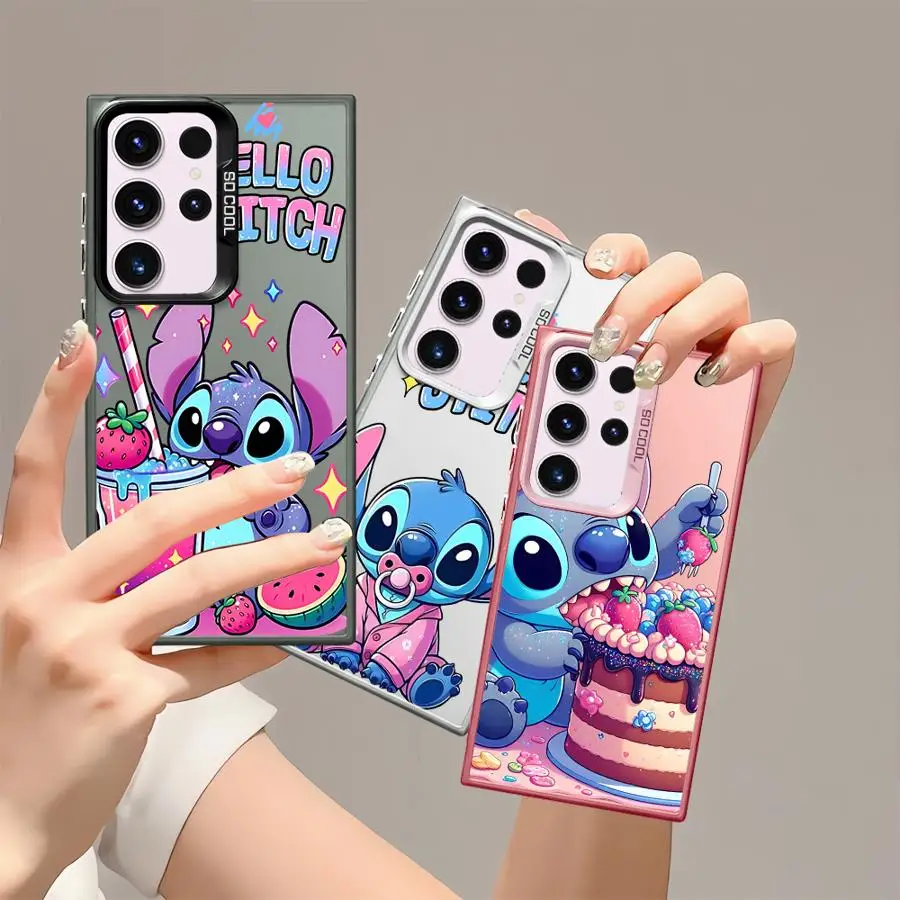 Чехол для телефона Samsung Galaxy S20 FE S25Plus S21 S25 S22 Ultra S20 S24 FE S24Ultra S23 Note 20 Ultra Soft Cover Disney Stitch